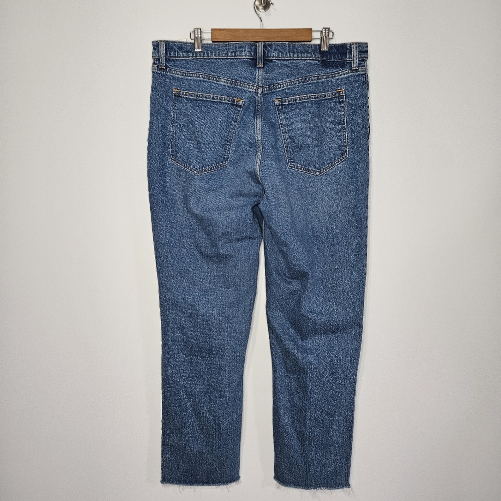 Abercrombie & Fitch 90s Straight Ultra High Rise Jeans 34/18R - Picture 3 of 7